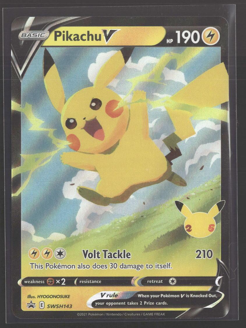 SWSH: Sword & Shield Promo Cards Pikachu V #SWSH143