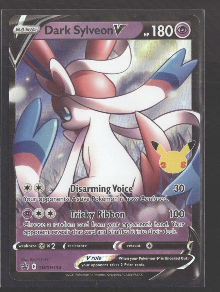 SWSH: Sword & Shield Promo Cards Dark Sylveon V #SWSH134