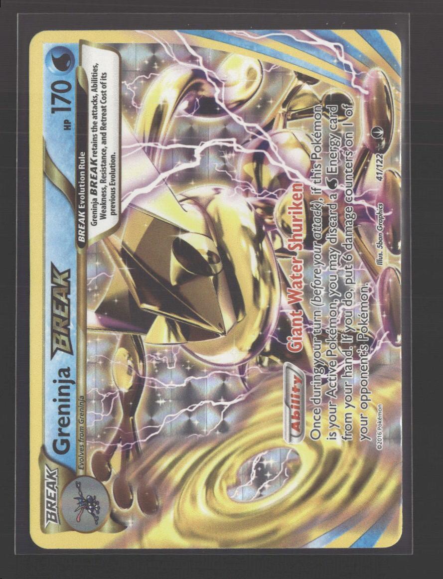XY - BREAKpoint Greninja BREAK #41/122 Damaged
