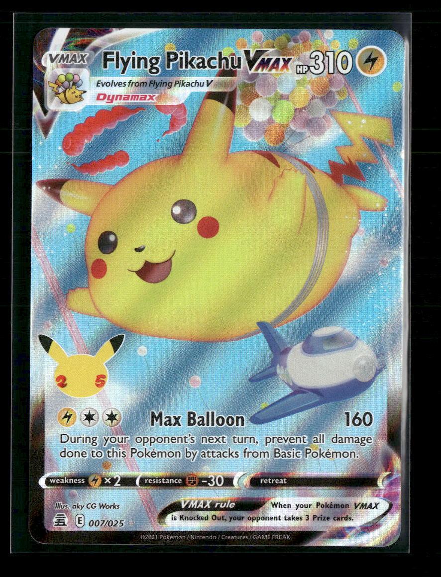 Celebrations Flying Pikachu VMAX #007/025