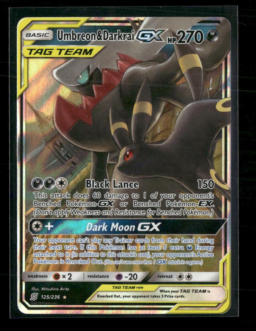 SM - Unified Minds Umbreon & Darkrai GX #125/236