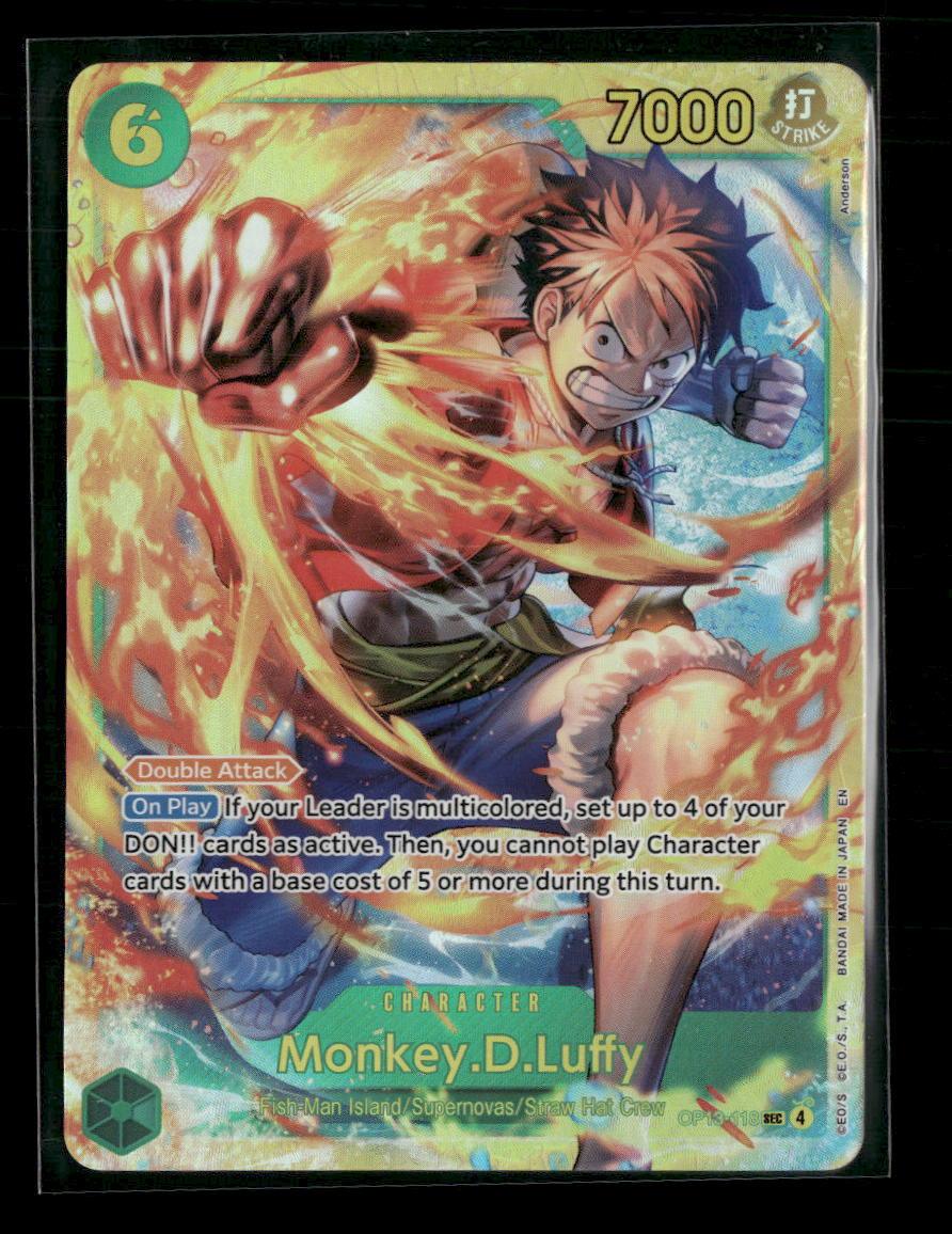 Carrying On His Will Monkey.D.Luffy (118) #OP13-118
