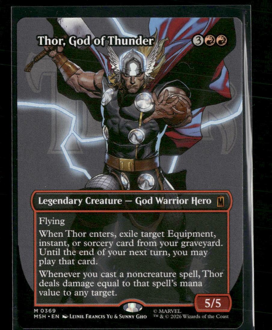 Marvel Super Heroes Thor, God of Thunder (Borderless) (0369) #369
