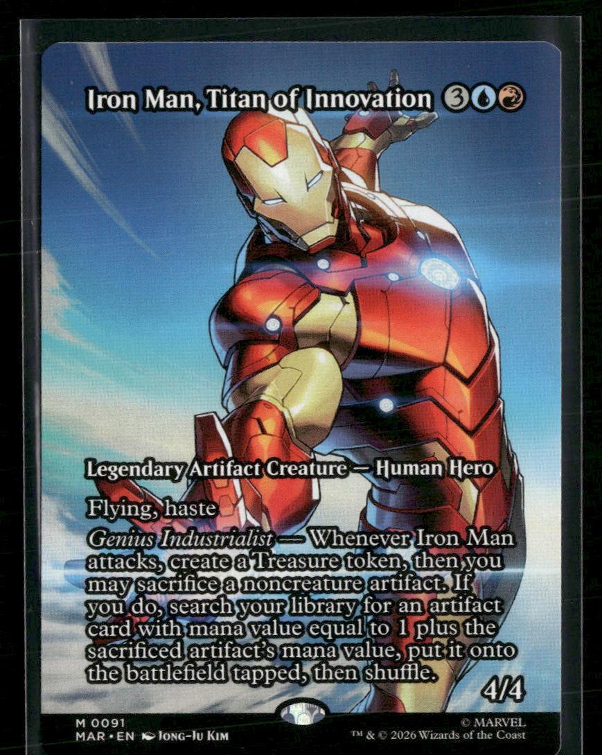 Marvel Universe Eternal-Legal Iron Man, Titan of Innovation (Borderless) #91