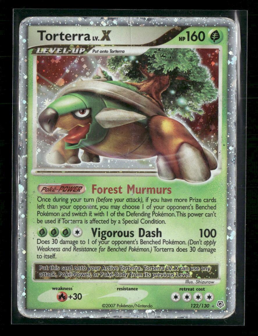Diamond and Pearl Torterra LV.X #122/130 Damaged
