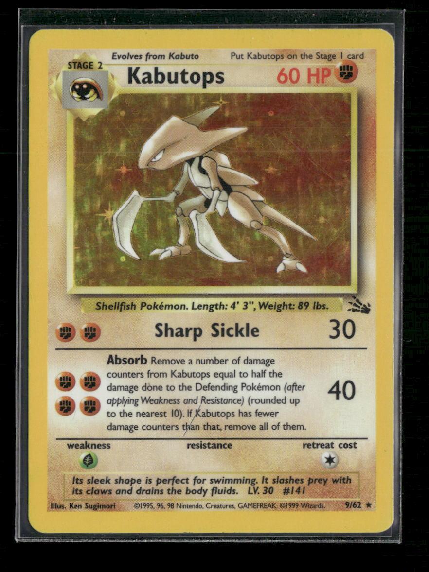 Fossil Kabutops (9) #09/62