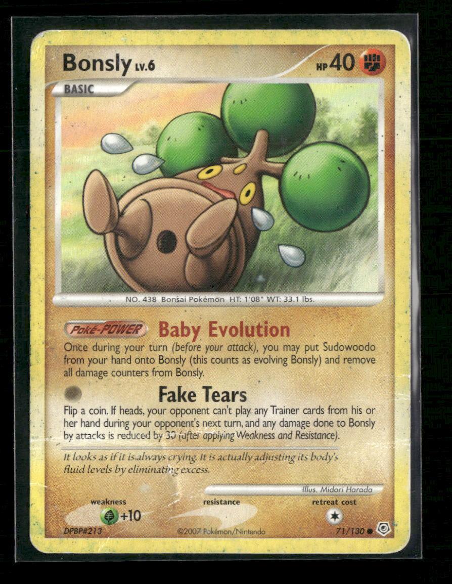 Diamond and Pearl Bonsly #71/130 Damaged