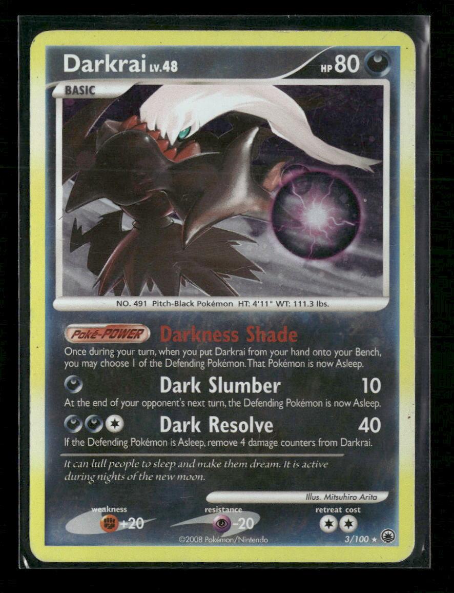 Majestic Dawn Darkrai #3/100 Damaged