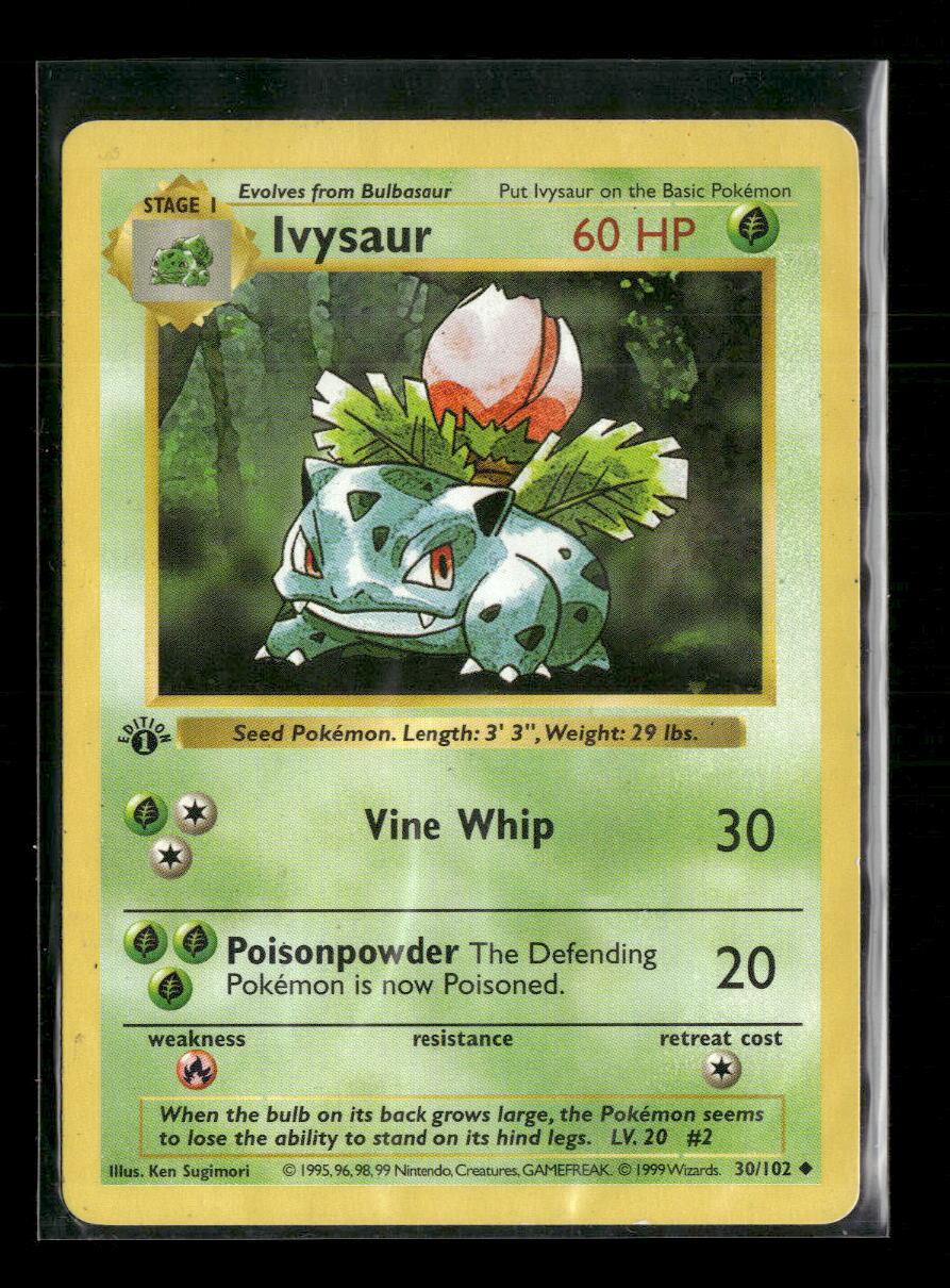 Base Set (Shadowless) Ivysaur #030/102