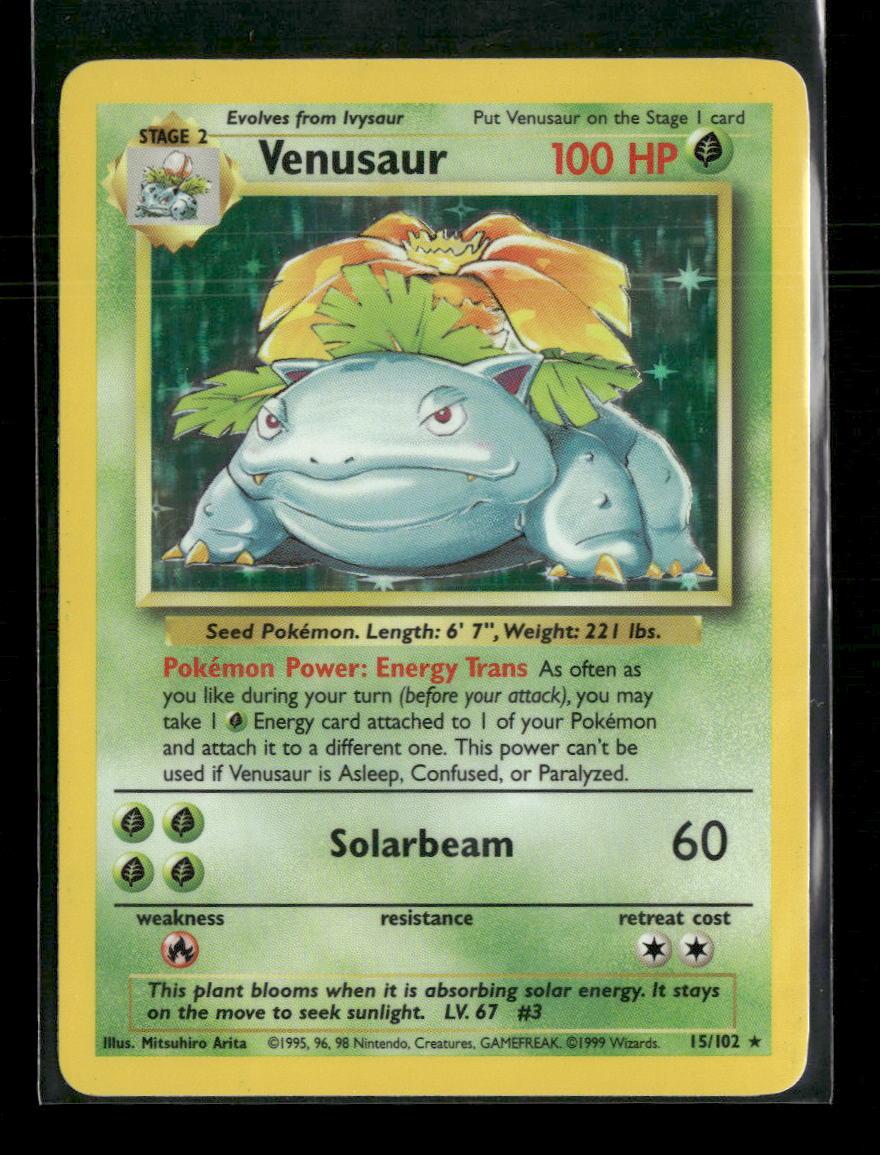 Base Set Venusaur #015/102