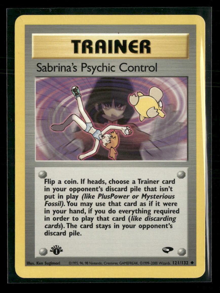 Gym Challenge Sabrina's Psychic Control #121/132