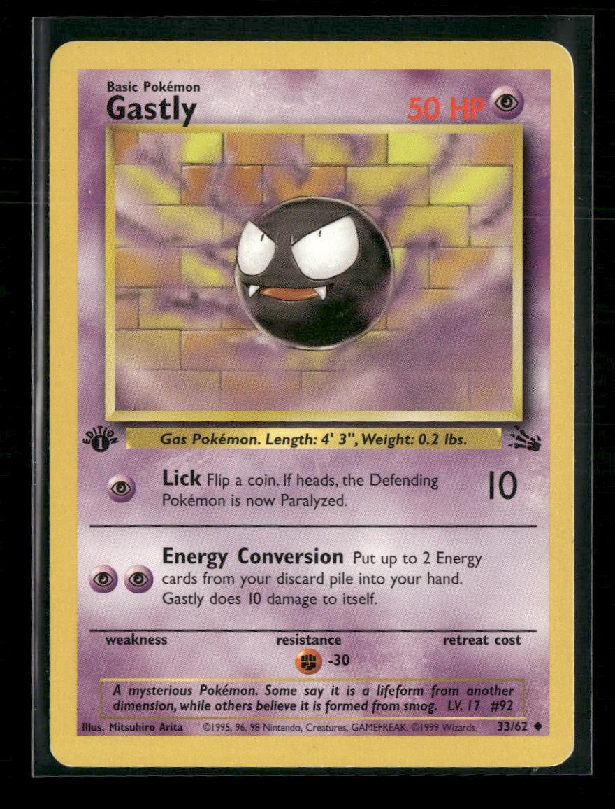 Fossil Gastly #33/62