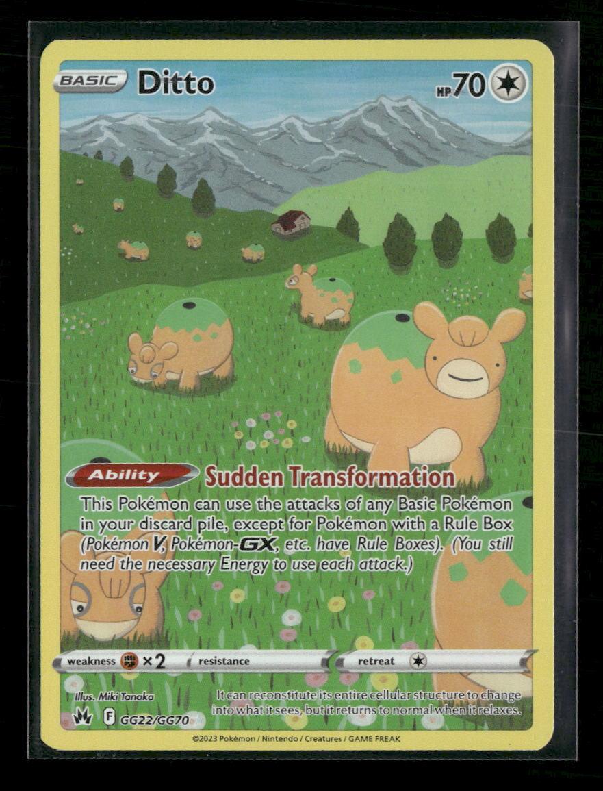 SWSH: Crown Zenith: Galarian Gallery Ditto #GG22/GG70
