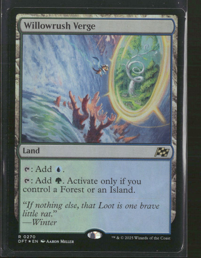 Aetherdrift Willowrush Verge Foil #270