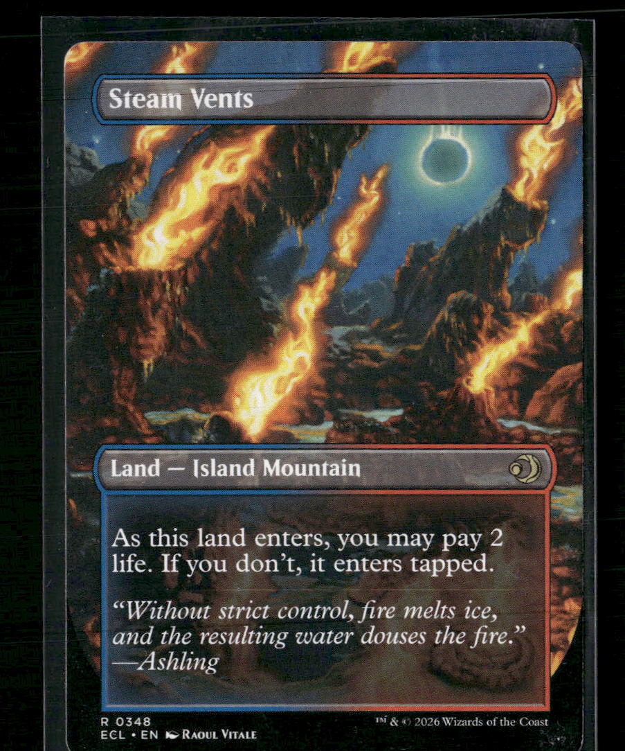 Lorwyn Eclipsed Steam Vents (Borderless) #348