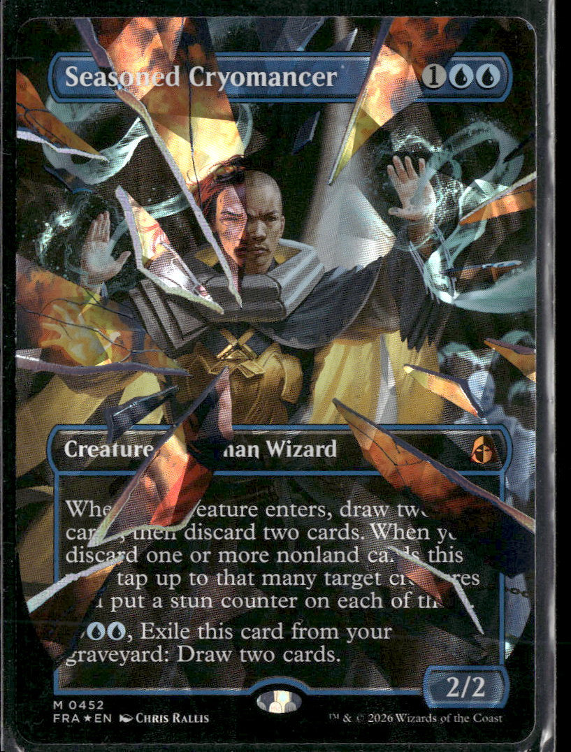 Reality Fracture (FRA) Seasoned Cryomancer (Borderless) (Facet Foil) #452