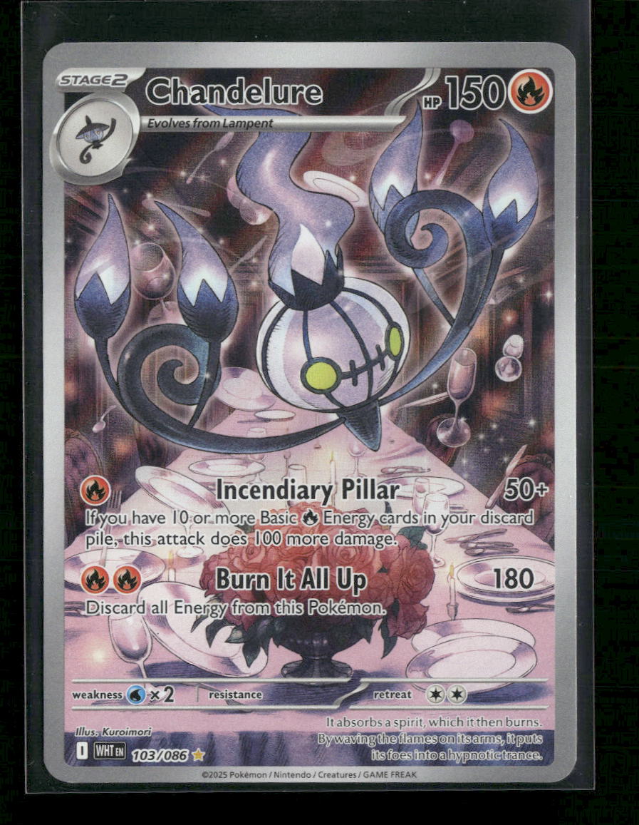 SV: White Flare Chandelure #103/086