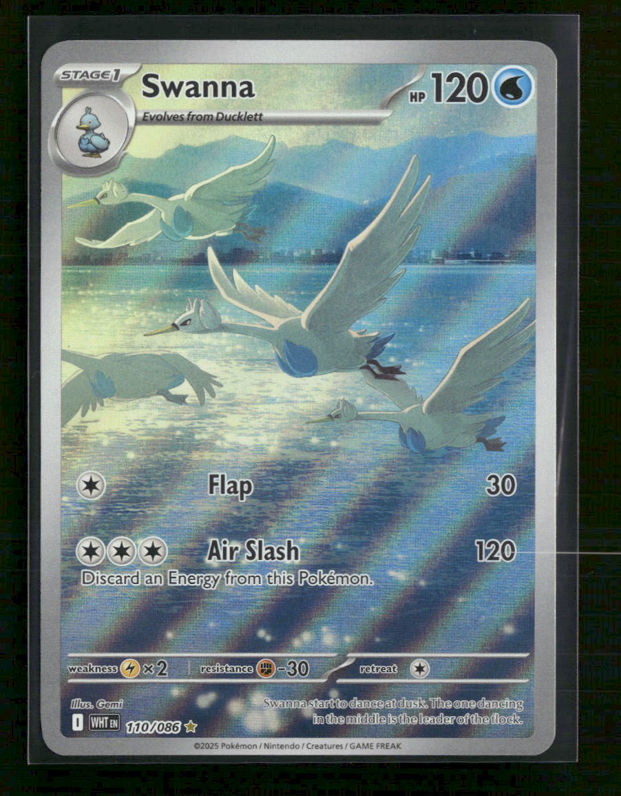 SV: White Flare Swanna #110/086