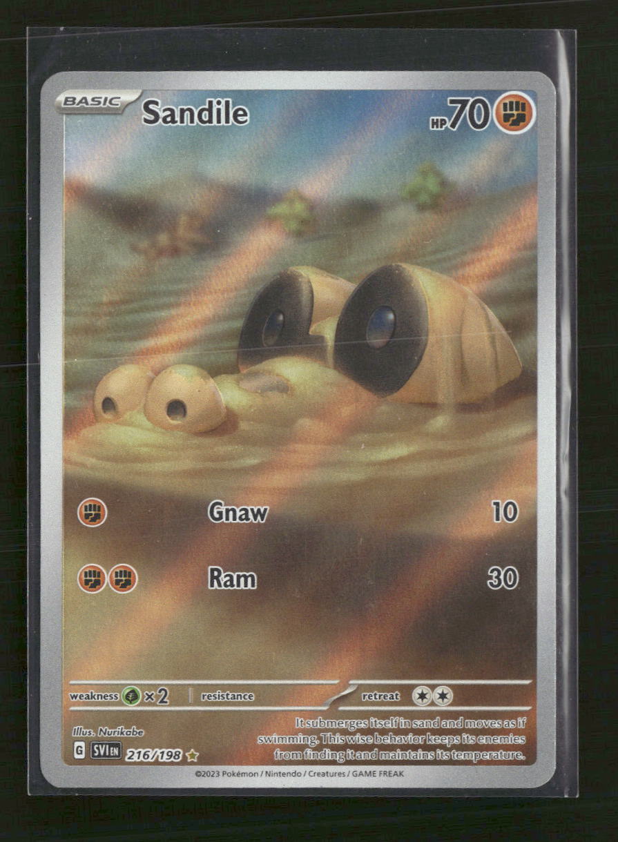 SV01: Scarlet & Violet Base Set Sandile #216/198