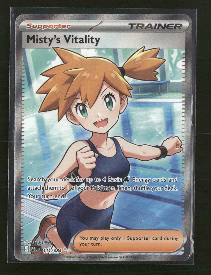 ME05: Pitch Black Misty's Vitality #111/084