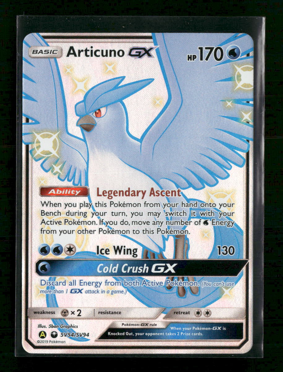 Hidden Fates: Shiny Vault Articuno GX #SV54/SV94