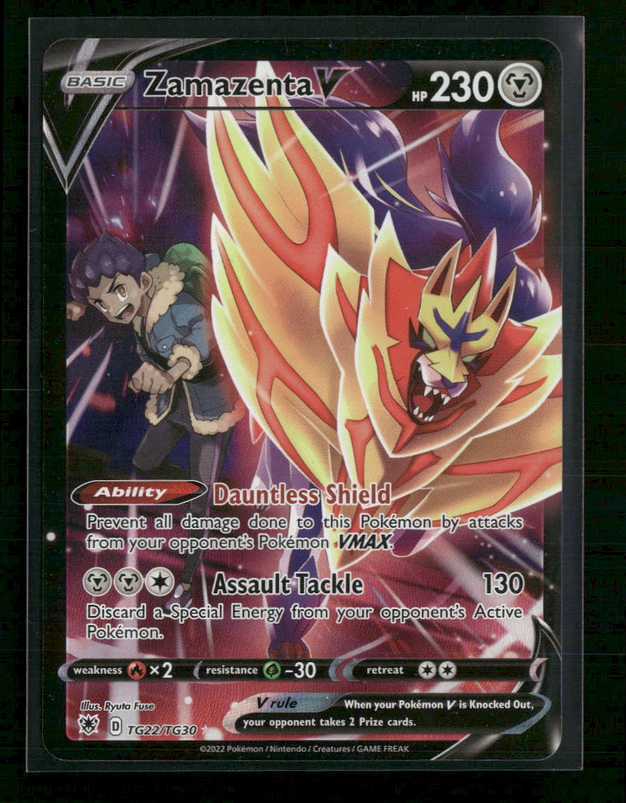 SWSH10: Astral Radiance Trainer Gallery Zamazenta V #TG22/TG30