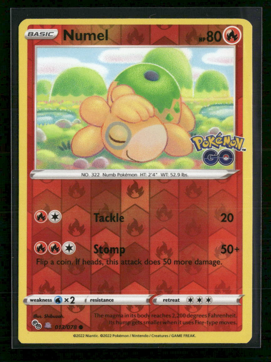 Pokemon GO Numel (Peelable Ditto) #013/078
