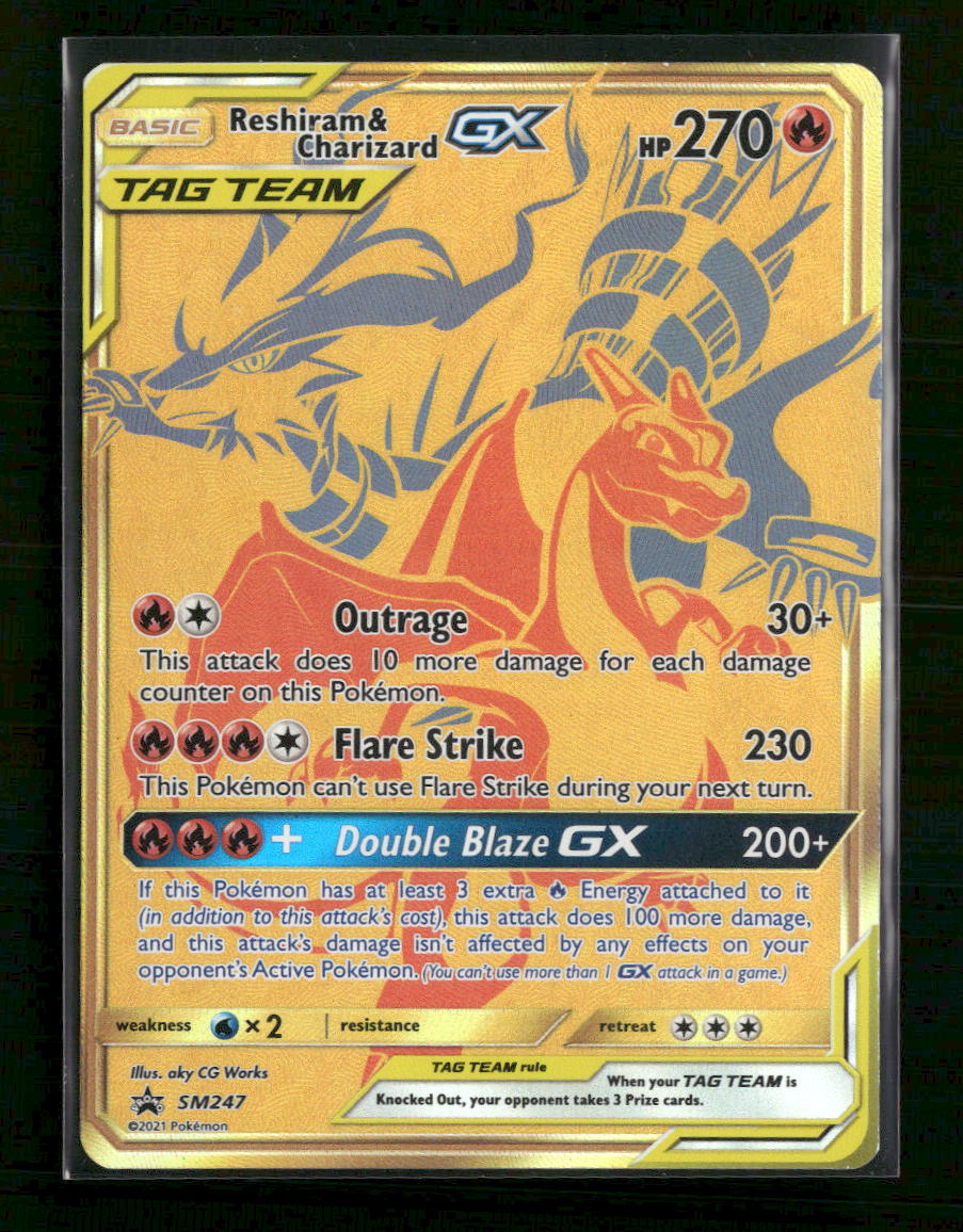 SM Promos Reshiram & Charizard GX #SM247