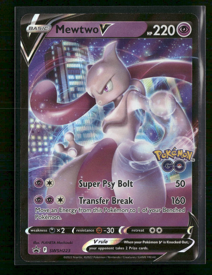SWSH: Sword & Shield Promo Cards Mewtwo V #SWSH223
