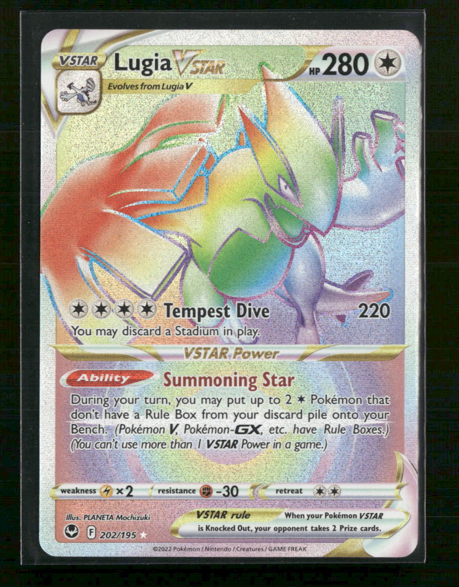 SWSH12: Silver Tempest Lugia VSTAR (Secret) (202) #202/195