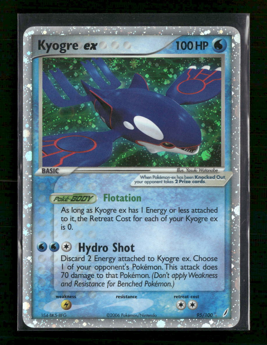 EX Crystal Guardians Kyogre ex #95/100