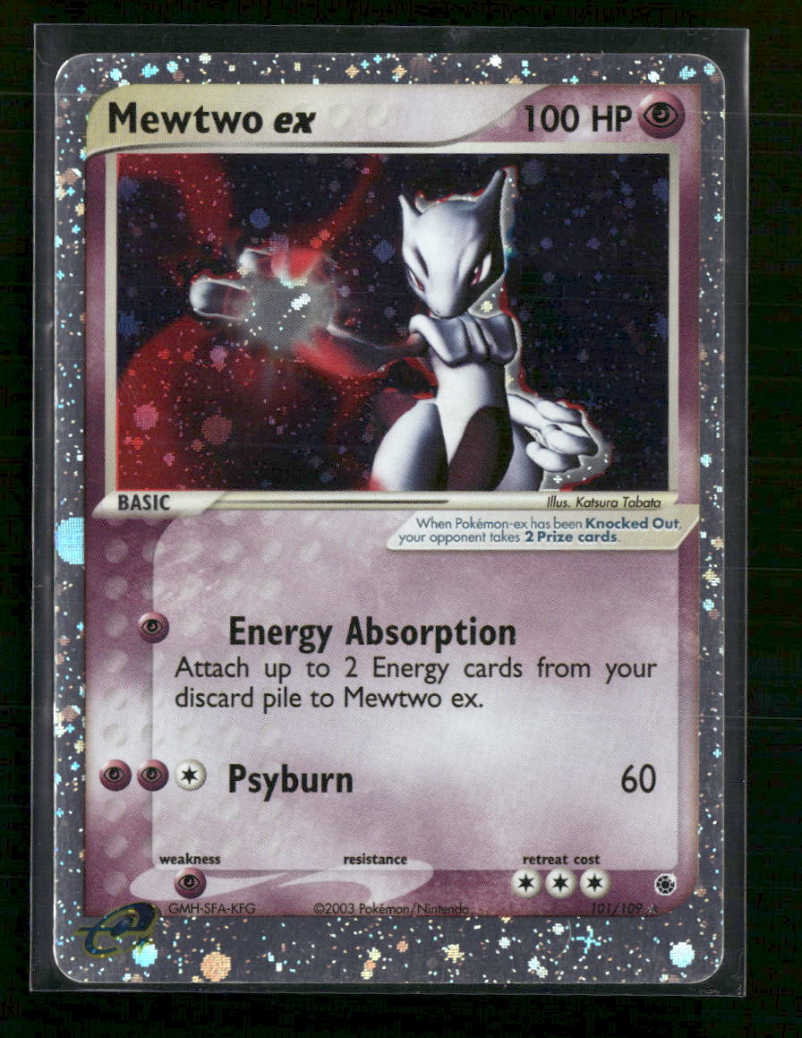 EX Ruby and Sapphire Mewtwo ex #101/109