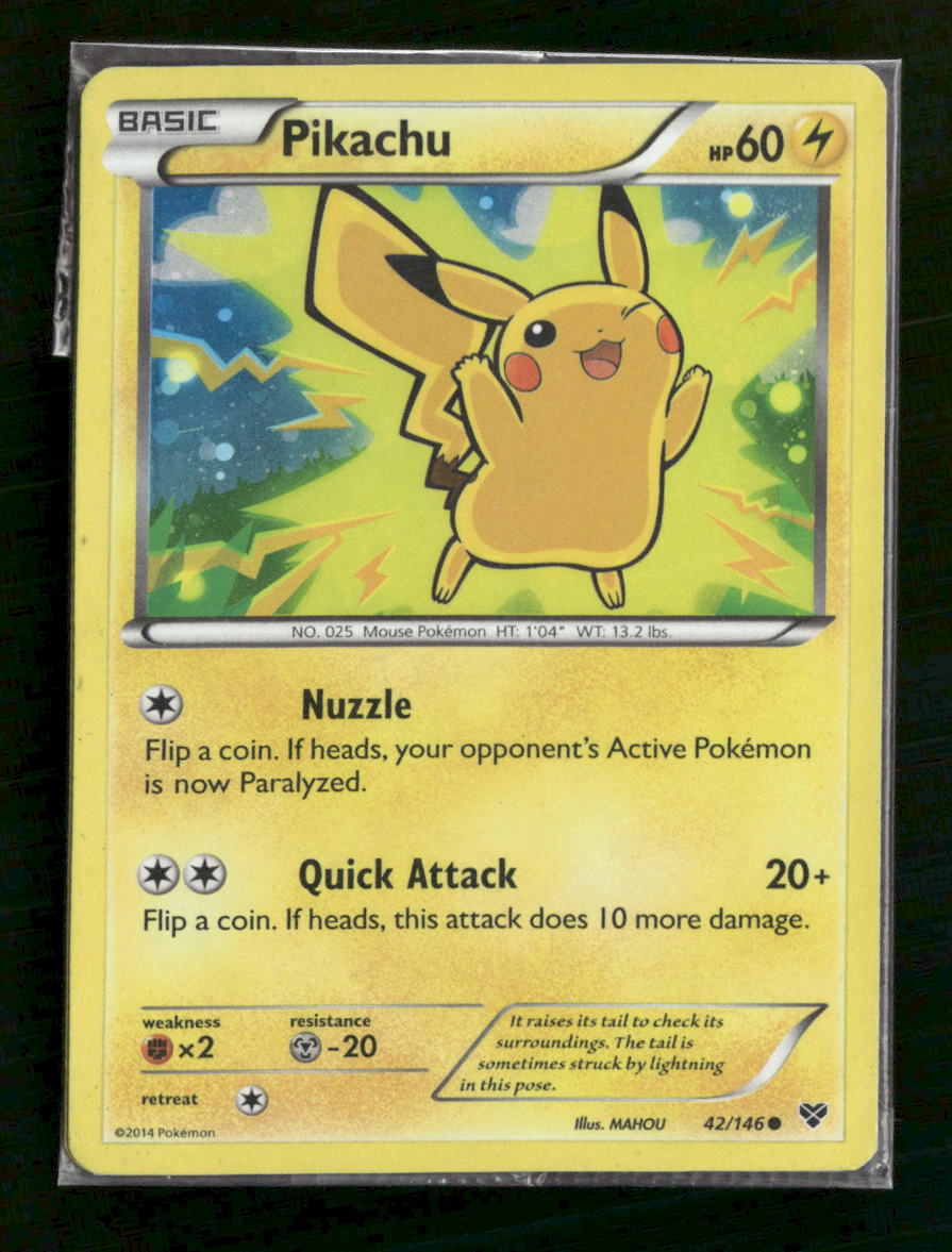 Miscellaneous Cards & Products Pikachu (2014 Movie Promo) #042/146 Sealed