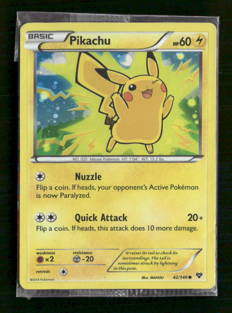 Miscellaneous Cards & Products Pikachu (2014 Movie Promo) #042/146 Sealed
