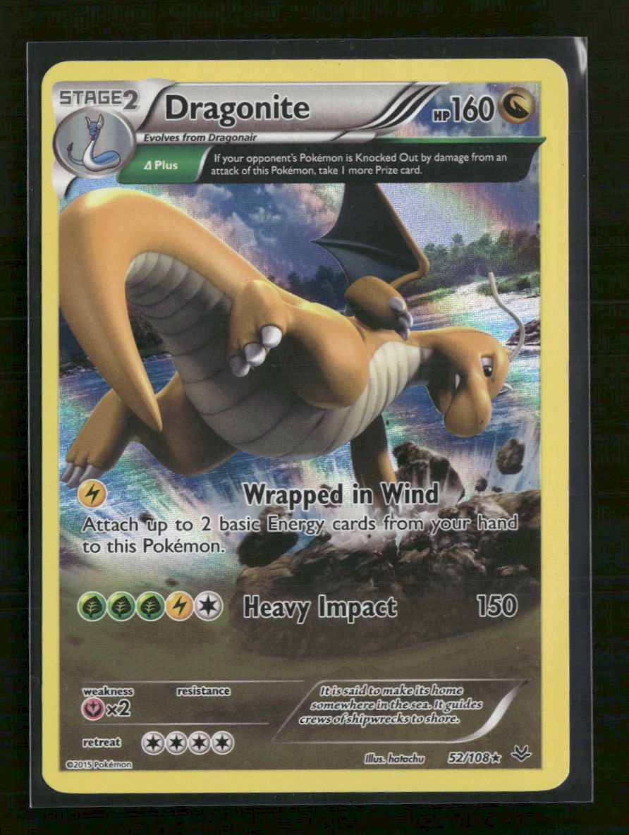 XY - Roaring Skies Dragonite (52 Delta) #52/108