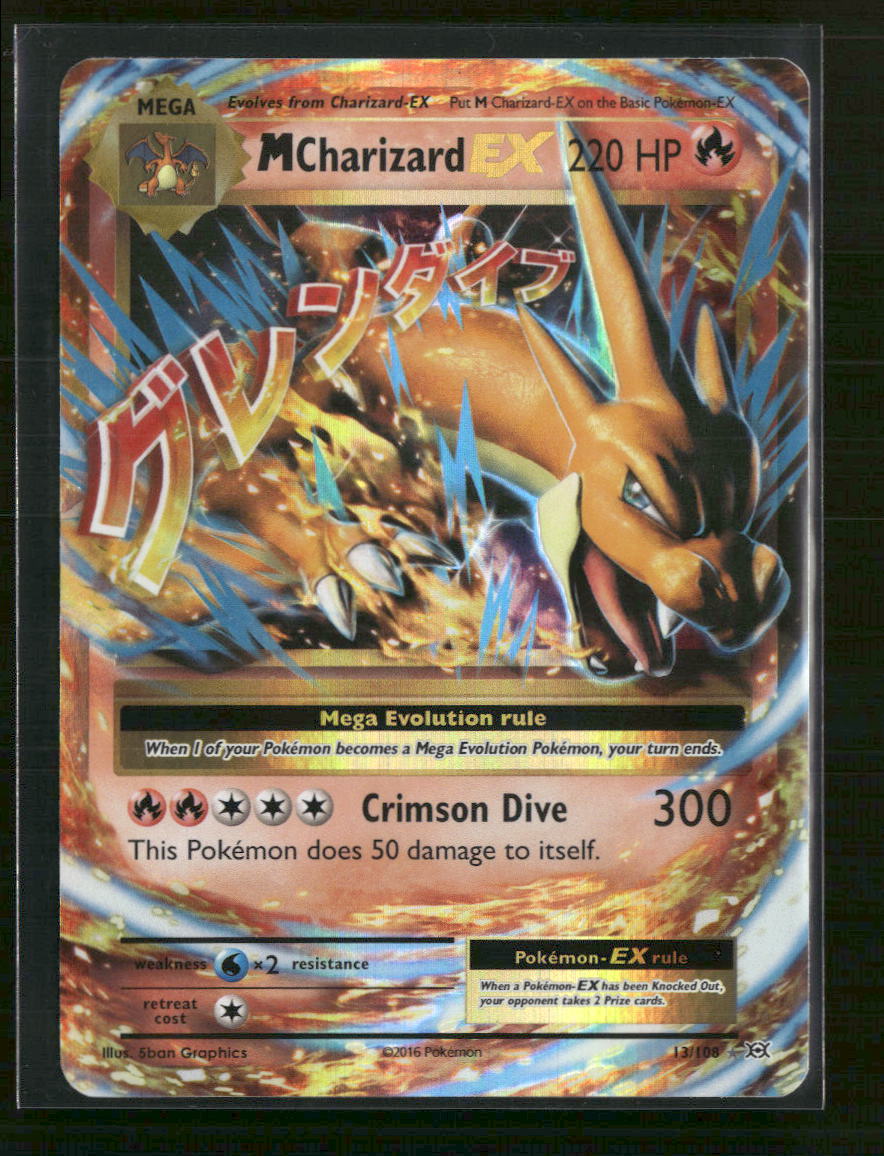 XY - Evolutions M Charizard EX #13/108