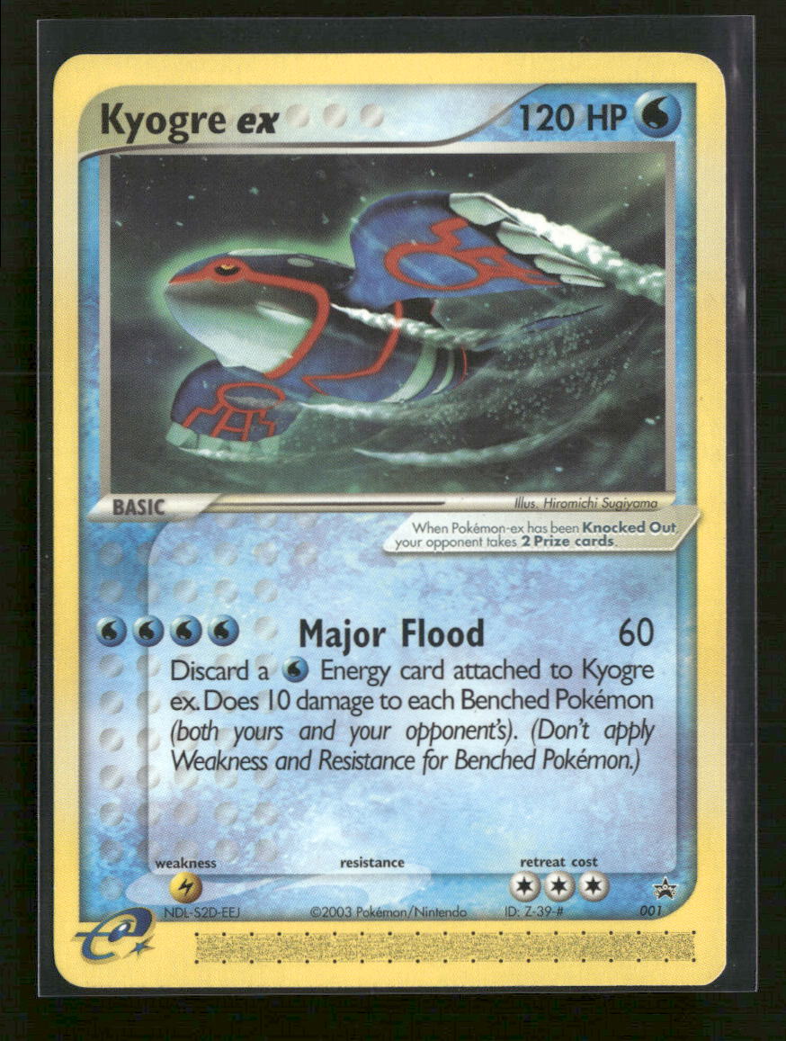 Nintendo Promos Kyogre ex Non-Holo #001