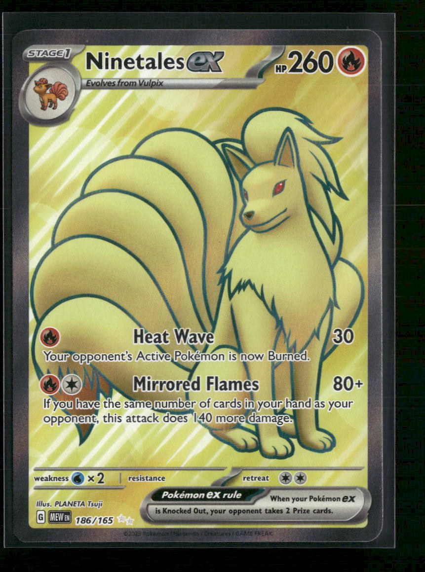 SV: Scarlet & Violet 151 Ninetales ex #186/165