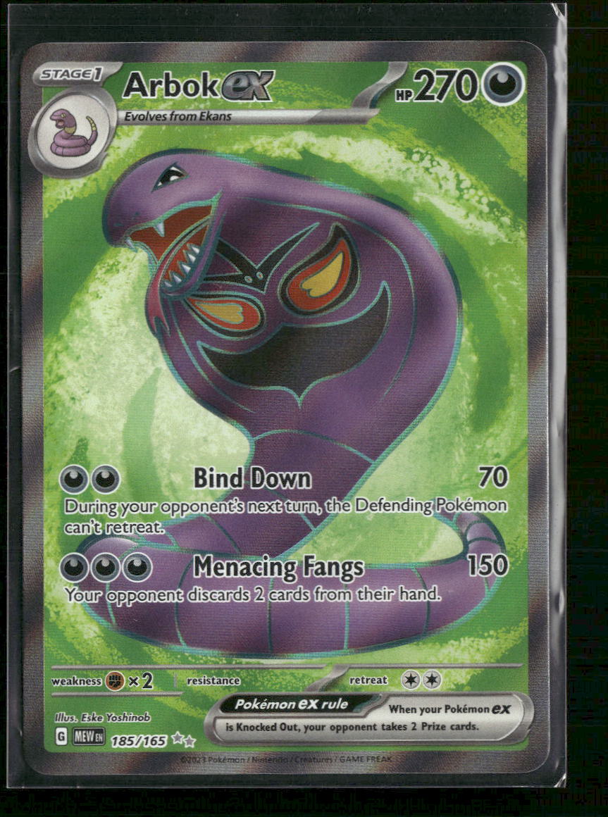 SV: Scarlet & Violet 151 Arbok ex #185/165