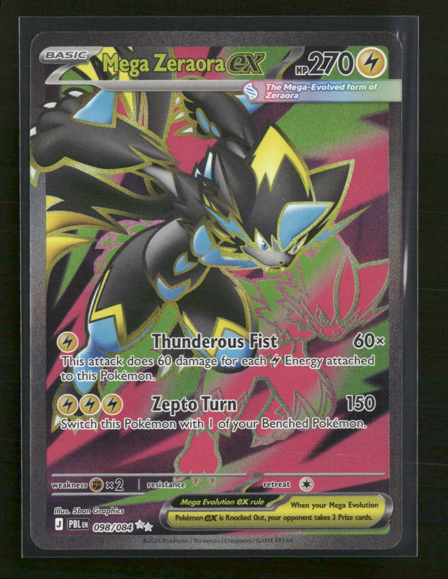 ME05: Pitch Black Mega Zeraora ex #098/084