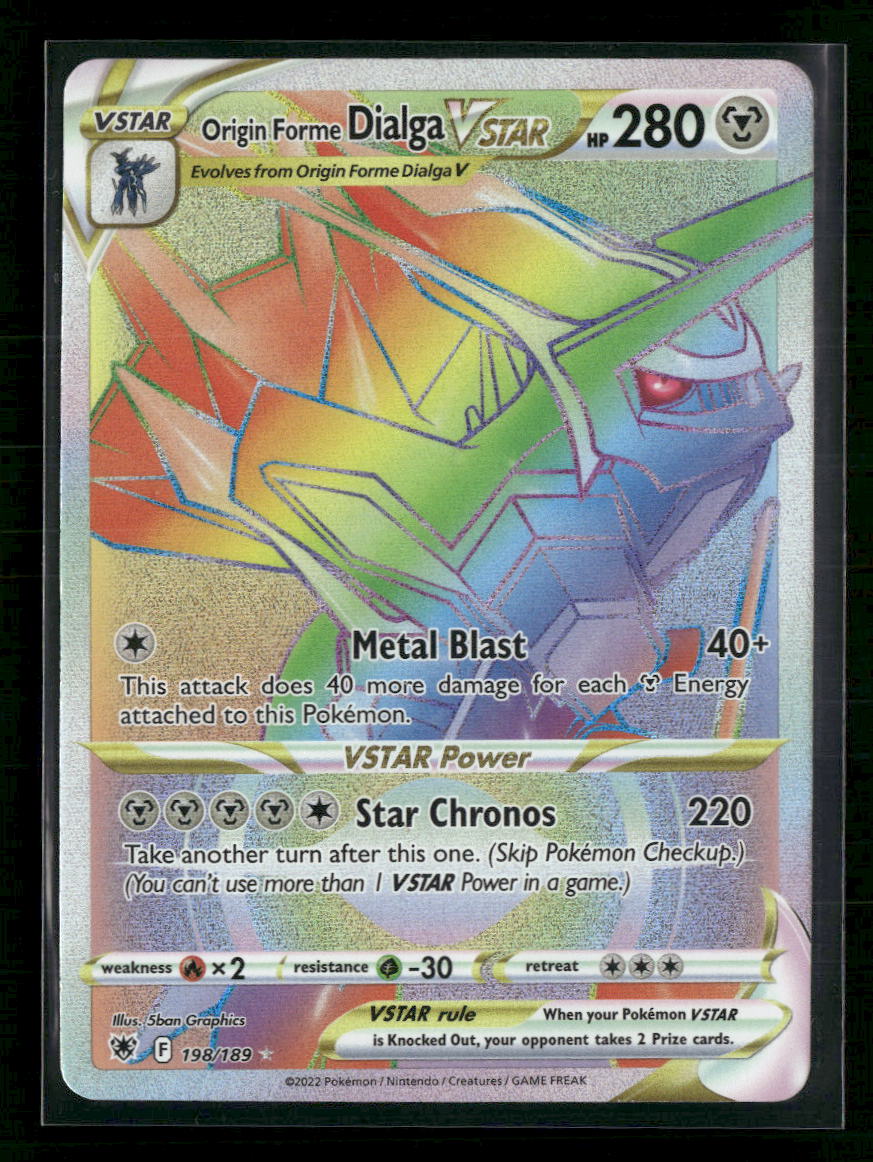 SWSH10: Astral Radiance Origin Forme Dialga VSTAR #198/189