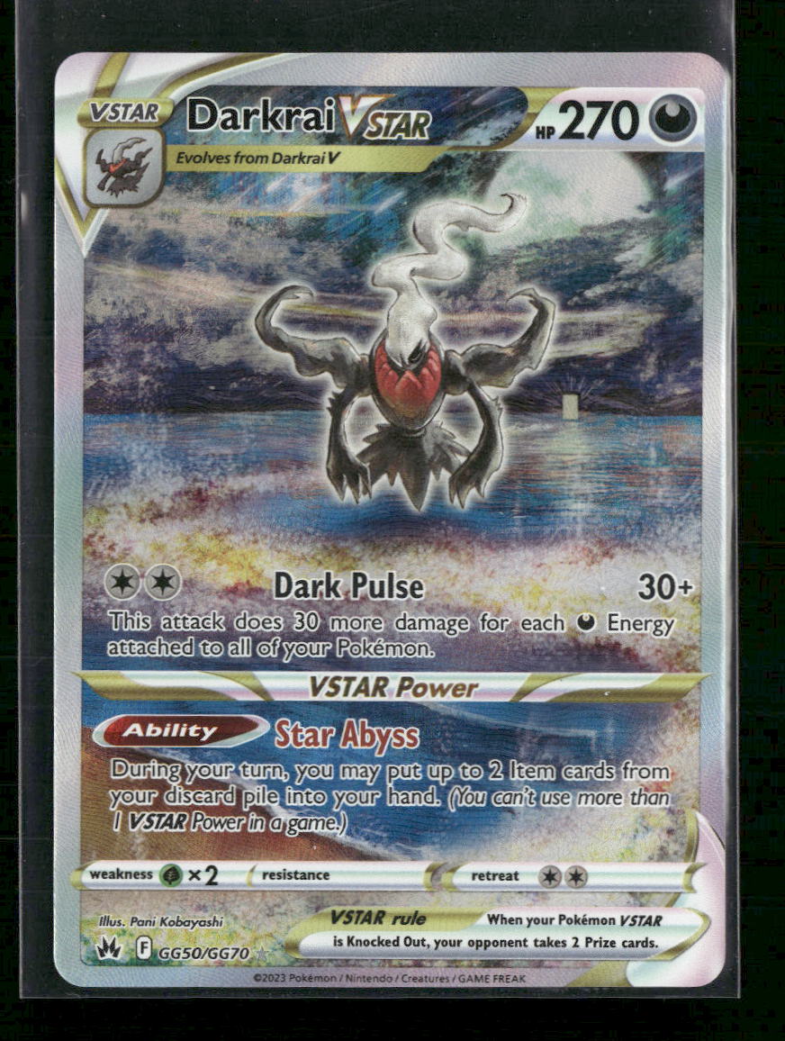 SWSH: Crown Zenith: Galarian Gallery Darkrai VSTAR #GG50/GG70