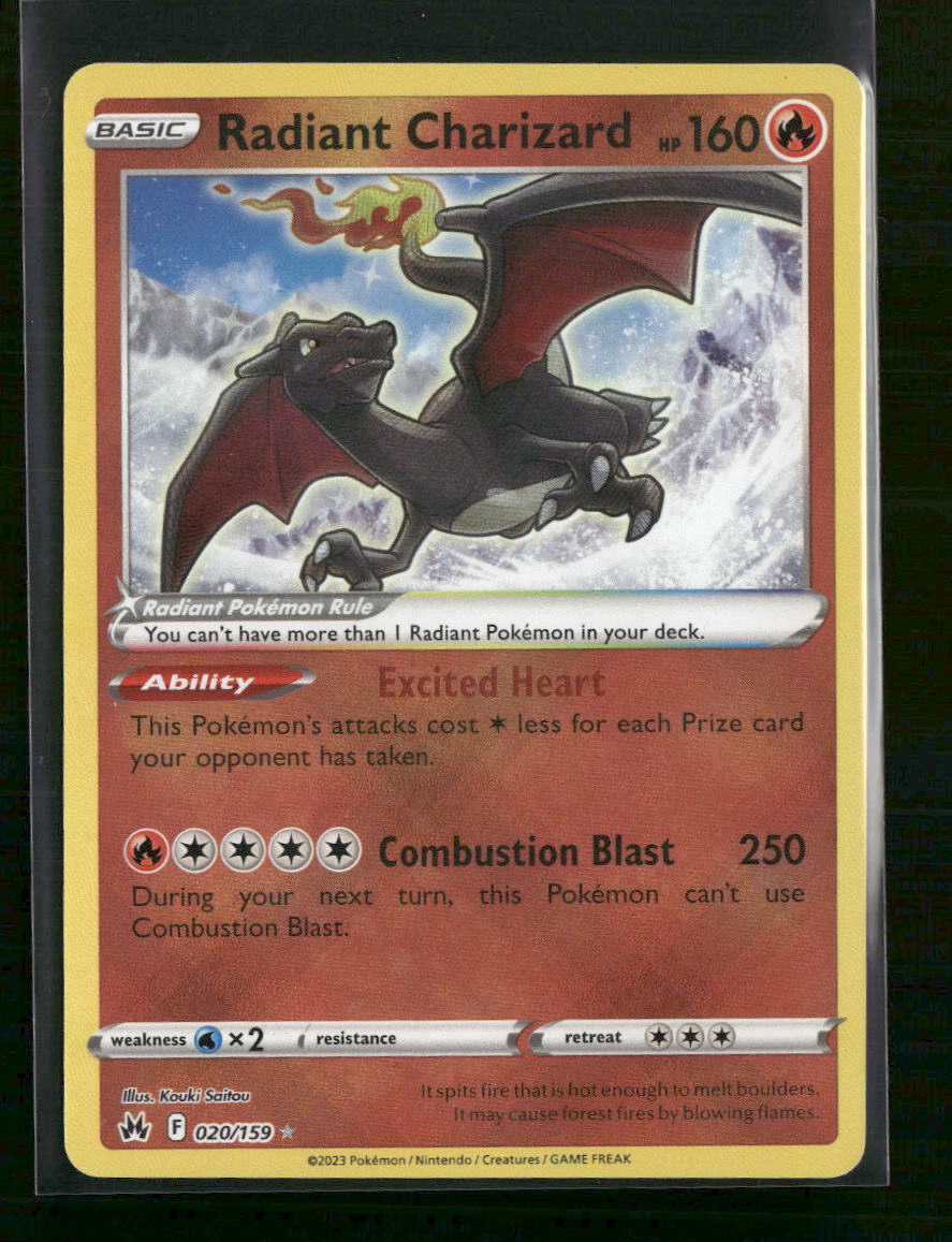 SWSH: Crown Zenith Radiant Charizard #020/159