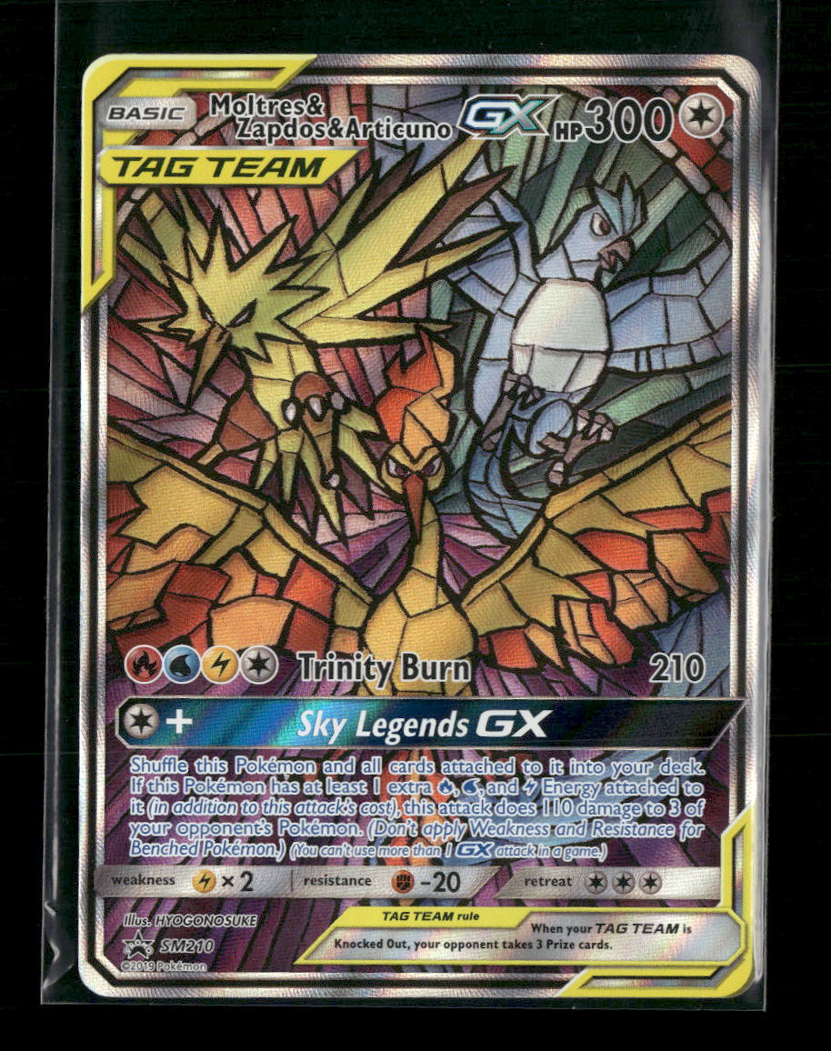SM Promos Moltres & Zapdos & Articuno GX #SM210