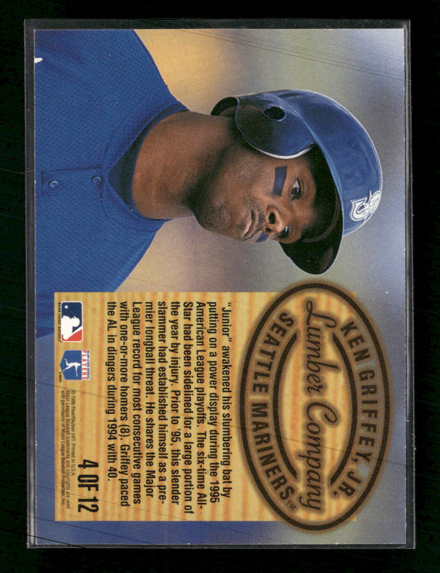 1996 Fleer Lumber Company Ken Griffey Jr. #4