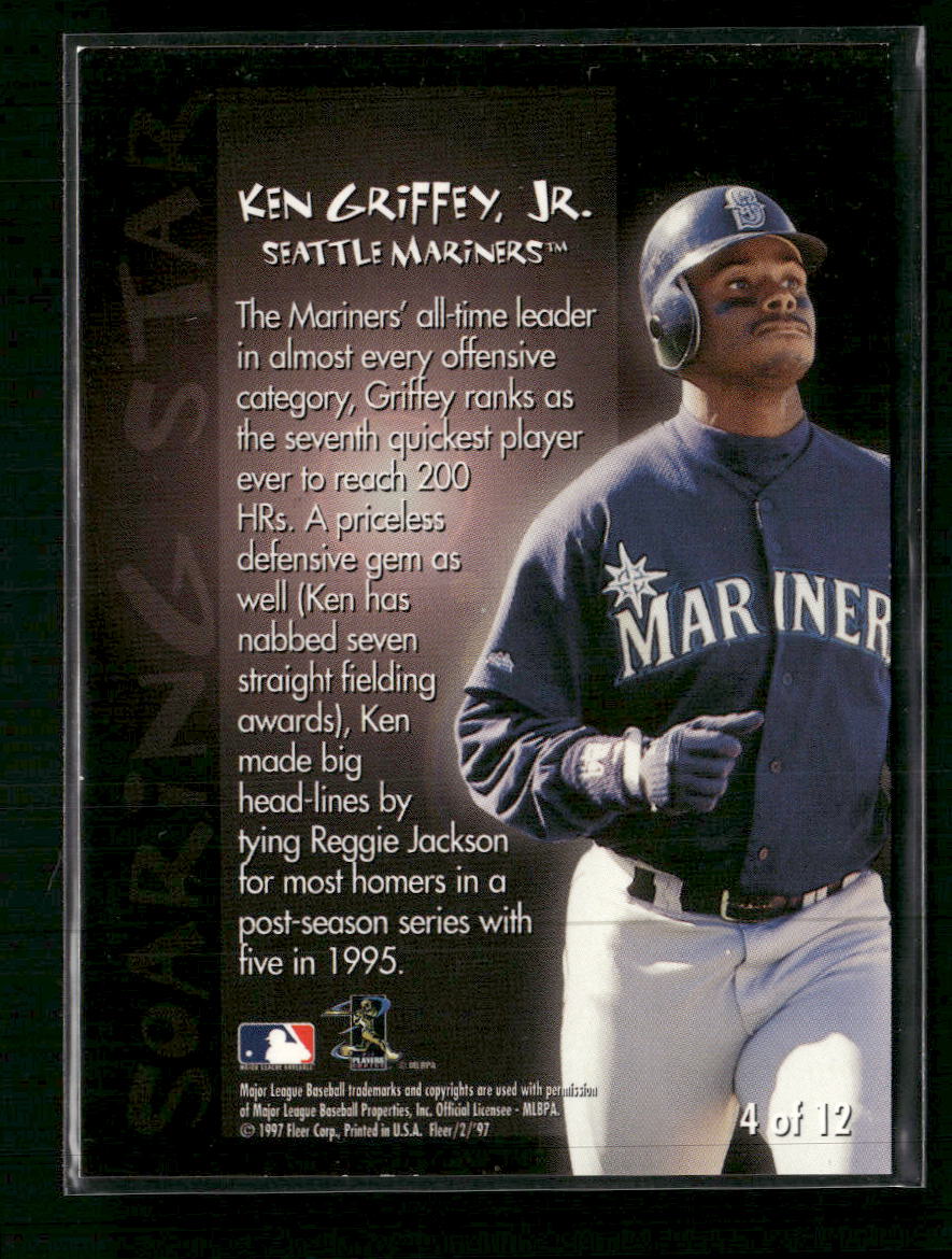1997 Fleer Soaring Stars Ken Griffey, Jr. #4