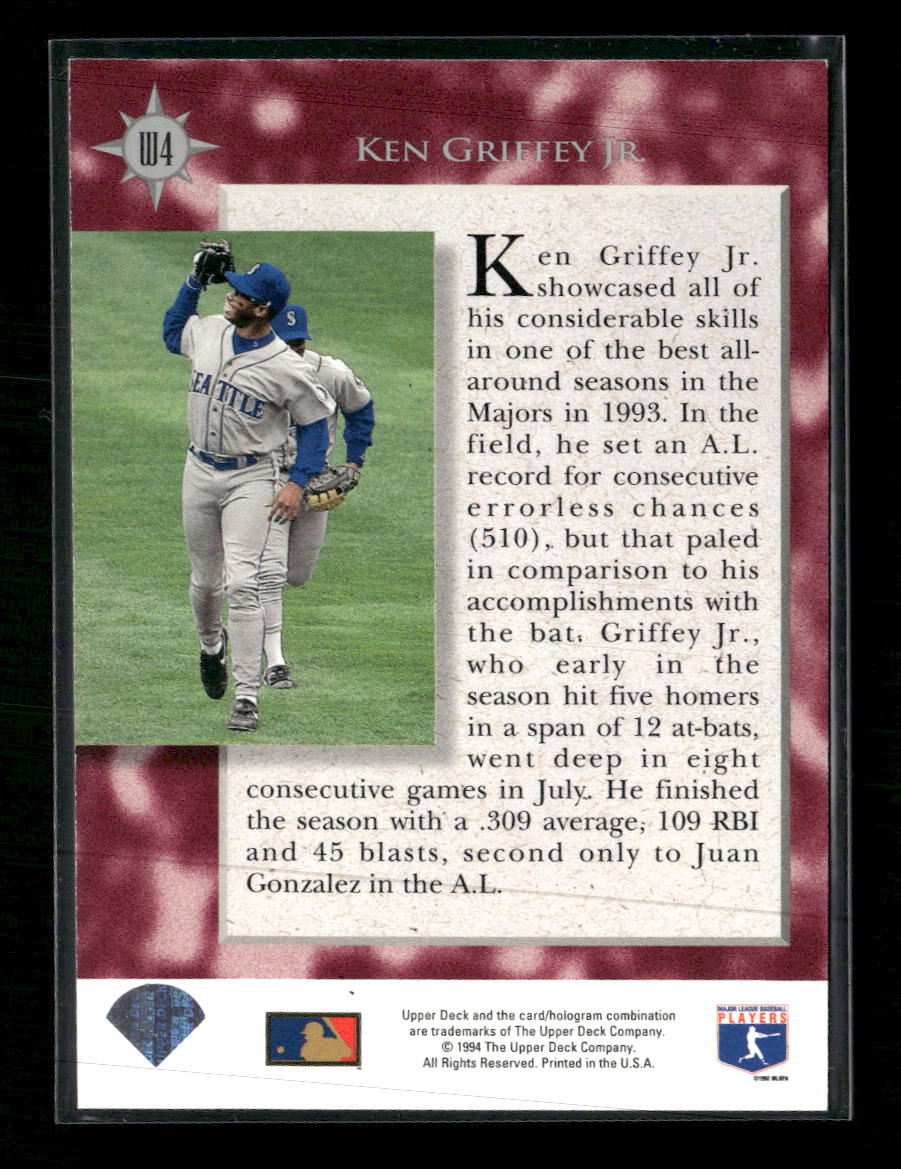 1994 Upper Deck Diamond Collection Ken Griffey Jr. #W4