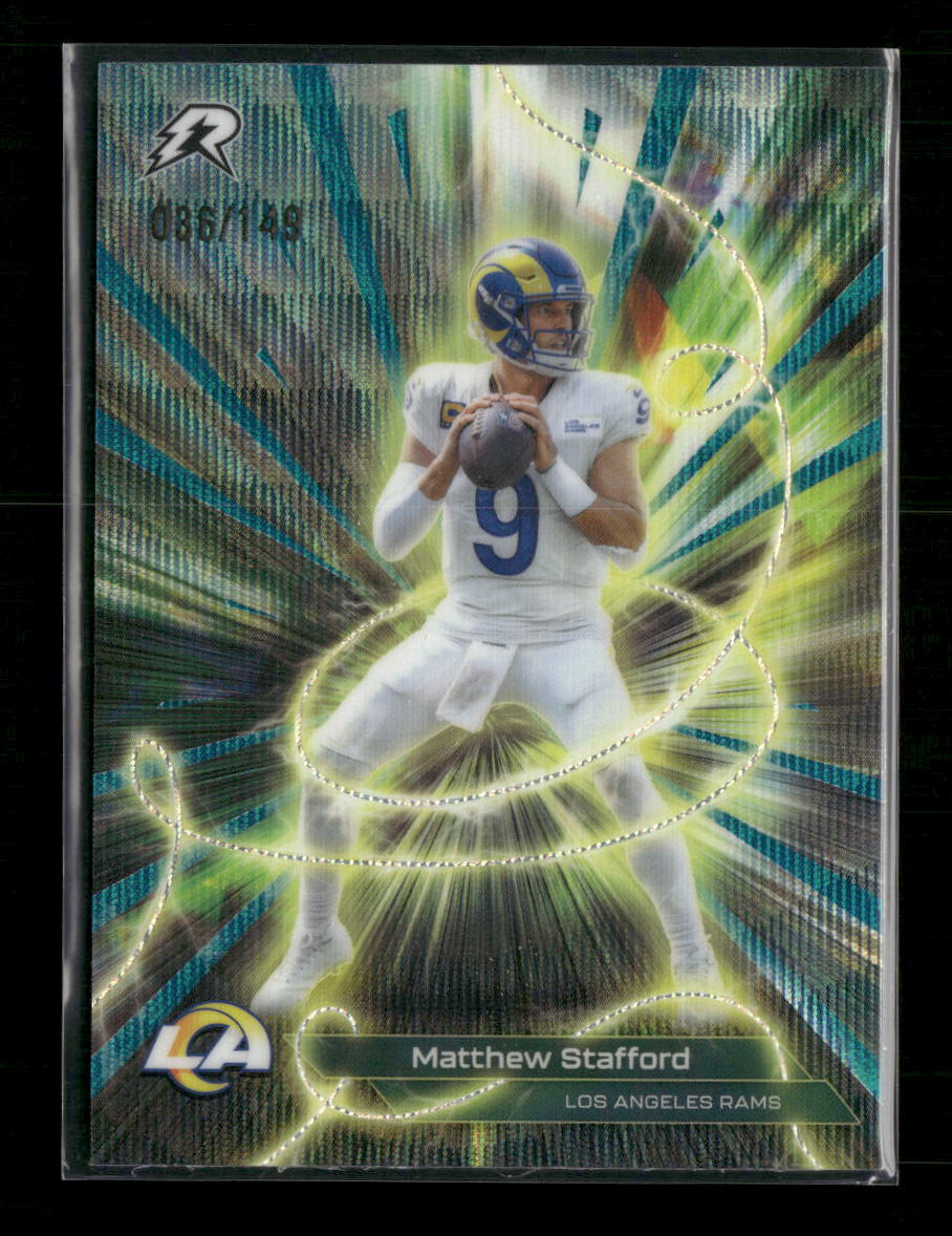 2025 Topps Resurgence Conductors Teal Surge Matthew Stafford #/149 #C-11