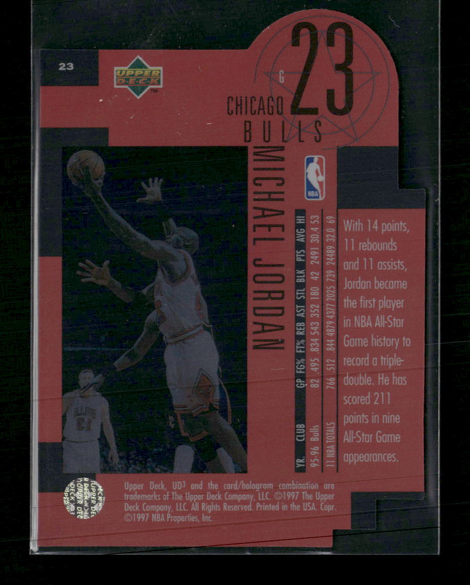 1996-97 Upper Deck US3 Star Focus Michael Jordan #23
