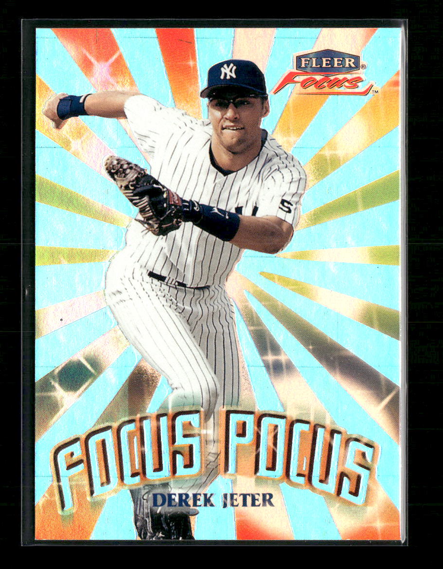 2000 Fleer Focus Focus Pocus Derek Jeter #9 FP